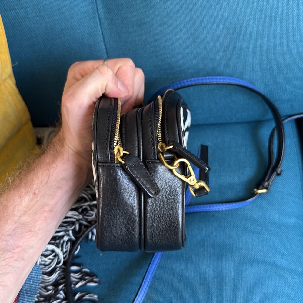 MCM Funky Zebra leather crossbody - Picture 7 of 16